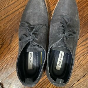 Steve Madden Blue Leather Shoes